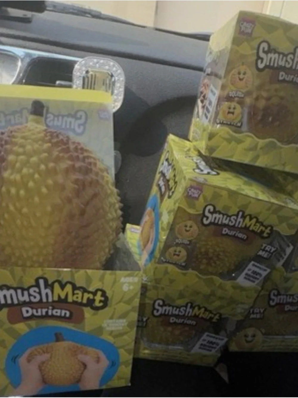 Durian Sensory Squishy Toy - Yellow